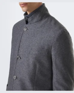 Blazer aus Kaschmir Grau