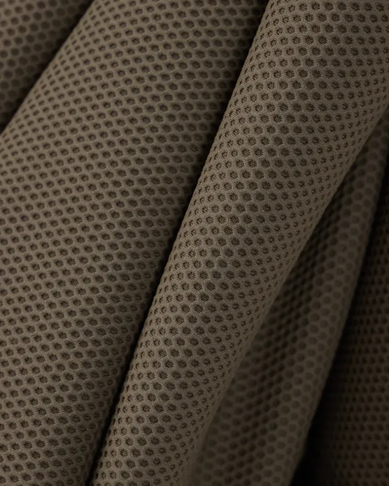 Blazer Regular aus technischem Gewebe mit Wabenstruktur Braun