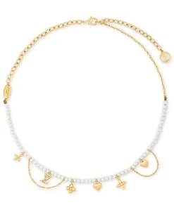 Blooming Pearls Halskette Gold