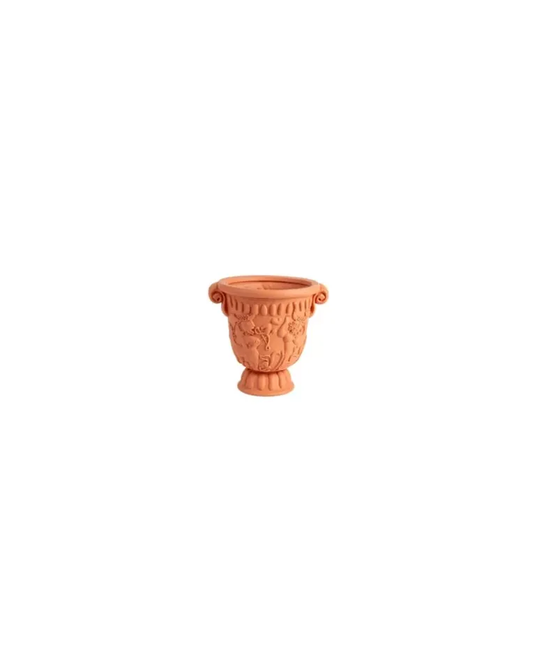 Blumentopf Magna Graecia - Orange - Terrakotta - Designer Antonio Aricò
