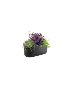 Blumentopf mit Wasserreservoir Pot de fleurs - Schwarz - Nylon - Designer The Tools