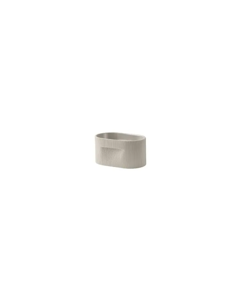 Blumentopf Ridge - Beige - Terrakotta - Designer Studio Kaksikko