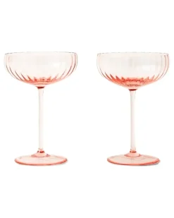Bollicine Champagnergläser (2er-Set) - Rosa