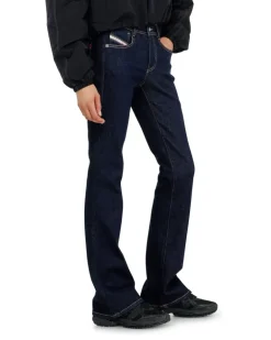 Bootcut Jeans Low Waist 1969 D-Ebbey,, Reißverschluss Blau