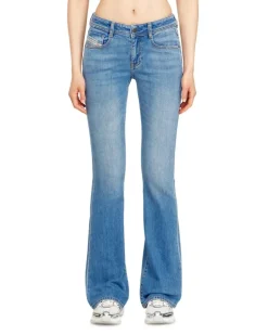 Bootcut Jeans Low Waist 1969 D-Ebbey, Hellblau, Reißverschluss