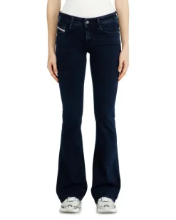 Bootcut Jeans Low Waist 1969 D-Ebbey, Dunkelblau, Reißverschluss