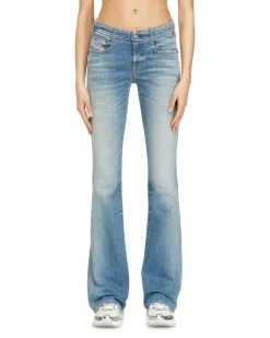 Bootcut Jeans Low Waist 1969 D-Ebbey, Hellblau, Reißverschluss