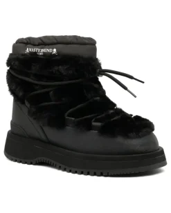 Bower Stiefel mit Pelz - Schwarz
