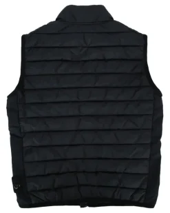 Boys' Quilted Nylon Puffer Vest Navy Fibra Poliammidica Vests
