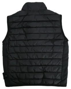 Boys' Quilted Puffer Vest Black Fibra Poliammidica Vests