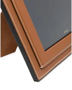 Brennan Fotorahmen aus Leder 8cm x 10cm - Braun