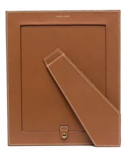 Brennan Fotorahmen aus Leder 8cm x 10cm - Braun