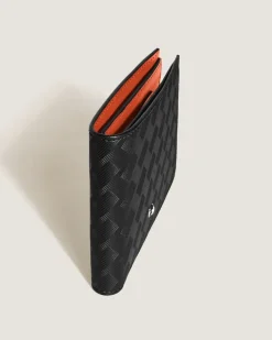 Brieftasche 6 cc aus Extreme Leder - Schwarz / Cayenne - Leder - MB199414 - Brieftaschen