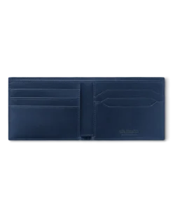 Brieftasche 6 cc aus Extreme Leder - Tintenblau - Leder - MB198063 - Brieftaschen