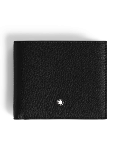 Brieftasche 8 cc aus Grain Leder - Schwarz - Leder - MB199440 - Brieftaschen