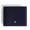 Brieftasche 8 cc aus Grain Leder - Mitternachtsblau - Leder - MB220038 - Brieftaschen