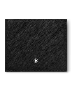 Brieftasche 8 cc aus hochwertigem Leder - Schwarz - Leder - MB130317 - Brieftaschen