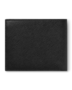 Brieftasche 8 cc aus hochwertigem Leder - Schwarz - Leder - MB130317 - Brieftaschen