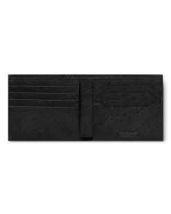 Brieftasche 8 cc aus hochwertigem Leder - Schwarz - Leder - MB130317 - Brieftaschen