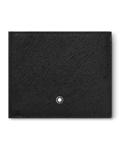 Brieftasche 8 cc aus hochwertigem Leder - Schwarz - Leder - MB130317 - Brieftaschen