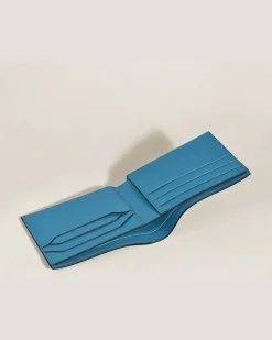 Brieftasche 6 cc aus Meisterstück Leder - Rauchiges Sfumato-Blau - Leder - MB199266 - Brieftaschen