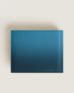 Brieftasche 6 cc aus Meisterstück Leder - Rauchiges Sfumato-Blau - Leder - MB199266 - Brieftaschen