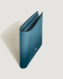Brieftasche 6 cc aus Meisterstück Leder - Rauchiges Sfumato-Blau - Leder - MB199266 - Brieftaschen