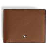 Brieftasche 6 cc aus Sartorial Leder - Rehbraun - Leder - MB220386 - Brieftaschen