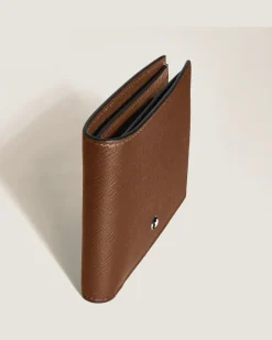 Brieftasche 6 cc aus Sartorial Leder - Rehbraun - Leder - MB220386 - Brieftaschen