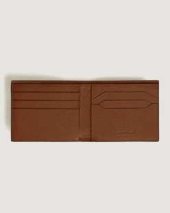 Brieftasche 6 cc aus Sartorial Leder - Rehbraun - Leder - MB220386 - Brieftaschen