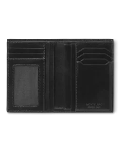 Brieftasche 7 cc mit Ausweisfach aus Meisterstück Leder - Schwarz - Leder - MB198380 - Brieftaschen