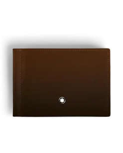 Brieftasche 6 cc mit Geldscheinklammer aus Meisterstück Sfumato-Leder - Sfumato-Braun - Leder - MB220316 - Brieftaschen