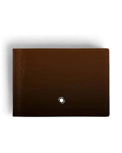 Brieftasche 6 cc mit Geldscheinklammer aus Meisterstück Sfumato-Leder - Sfumato-Braun - Leder - MB220316 - Brieftaschen