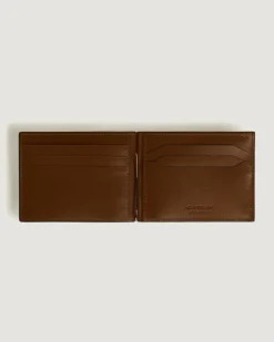 Brieftasche 6 cc mit Geldscheinklammer aus Meisterstück Sfumato-Leder - Sfumato-Braun - Leder - MB220316 - Brieftaschen