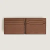 Brieftasche 6 cc mit Geldscheinklammer aus Grain Leder - Rehbraun - Leder - MB221400 - Brieftaschen