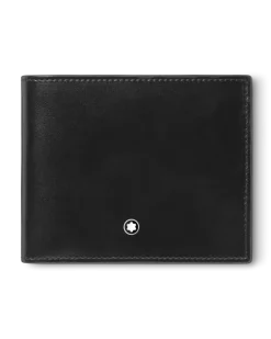 Brieftasche 4 cc mit Münzfach aus Meisterstück Leder - Schwarz - Leder - MB198312 - Münzbörsen