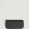 Brieftasche 8 cc mit Reißverschluss aus Sartorial Leder - Schwarz - Leder - MB222949 - Brieftaschen