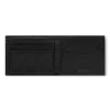 Brieftasche 6 cc mit 2 Sichtfächern aus Sartorial Leder - Schwarz - Leder - MB130318 - Brieftaschen