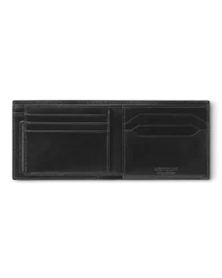 Brieftasche 6 cc mit 2 Sichtfächern aus Meisterstück Leder - Schwarz - Leder - MB198314 - Brieftaschen