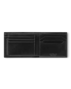 Brieftasche 6 cc mit 2 Sichtfächern aus Meisterstück Leder - Schwarz - Leder - MB198314 - Brieftaschen