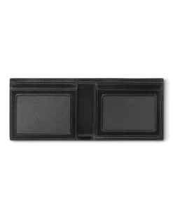 Brieftasche 6 cc mit 2 Sichtfächern aus Meisterstück Leder - Schwarz - Leder - MB198314 - Brieftaschen