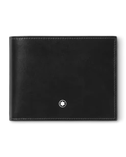 Brieftasche 6 cc mit 2 Sichtfächern aus Meisterstück Leder - Schwarz - Leder - MB198314 - Brieftaschen