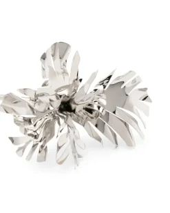 Brosche mit Blumenmotiv - Silber