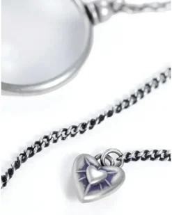 Brosche mit Herzmotiv - Silber