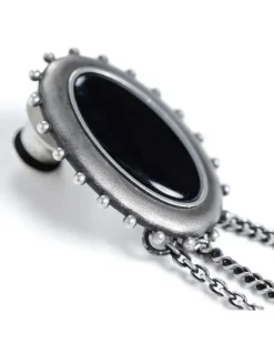 Brosche mit Herzmotiv - Silber