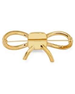 Brosche mit Kristallen - Gold