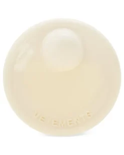 Brosche mit Logo-Prägung - Nude