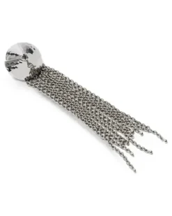 Brosche mit Quasten - Silber