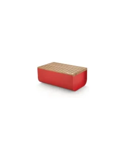Brotkasten Mattina - Rot - Bambus - Designer Big Game