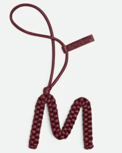 Buchstabe M-Charm-Bordeaux - Herren